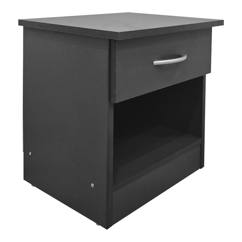 Κομοδίνο Bedy  ανθρακί 40x34x42εκ - Pakobazaar