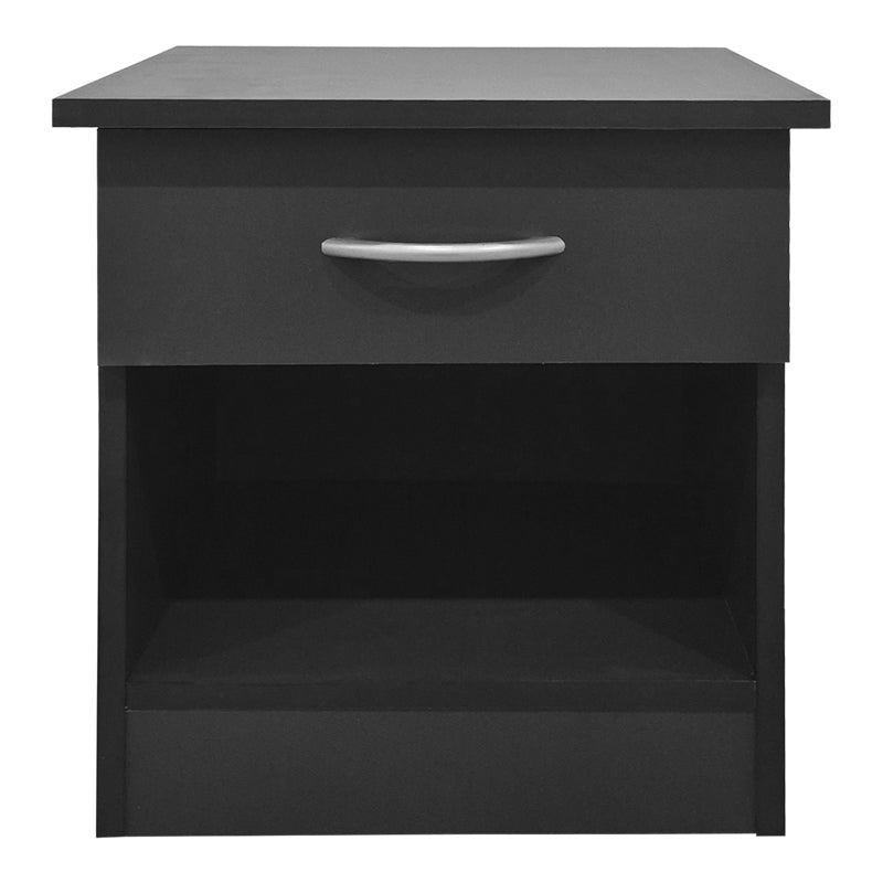 Κομοδίνο Bedy  ανθρακί 40x34x42εκ - Pakobazaar