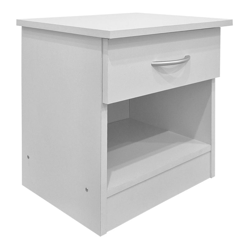 Κομοδίνο Bedy  λευκό 40x34x42εκ - Pakobazaar