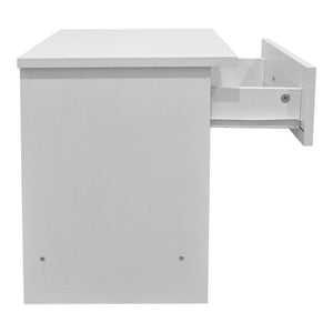 Κομοδίνο Bedy  λευκό 40x34x42εκ - Pakobazaar
