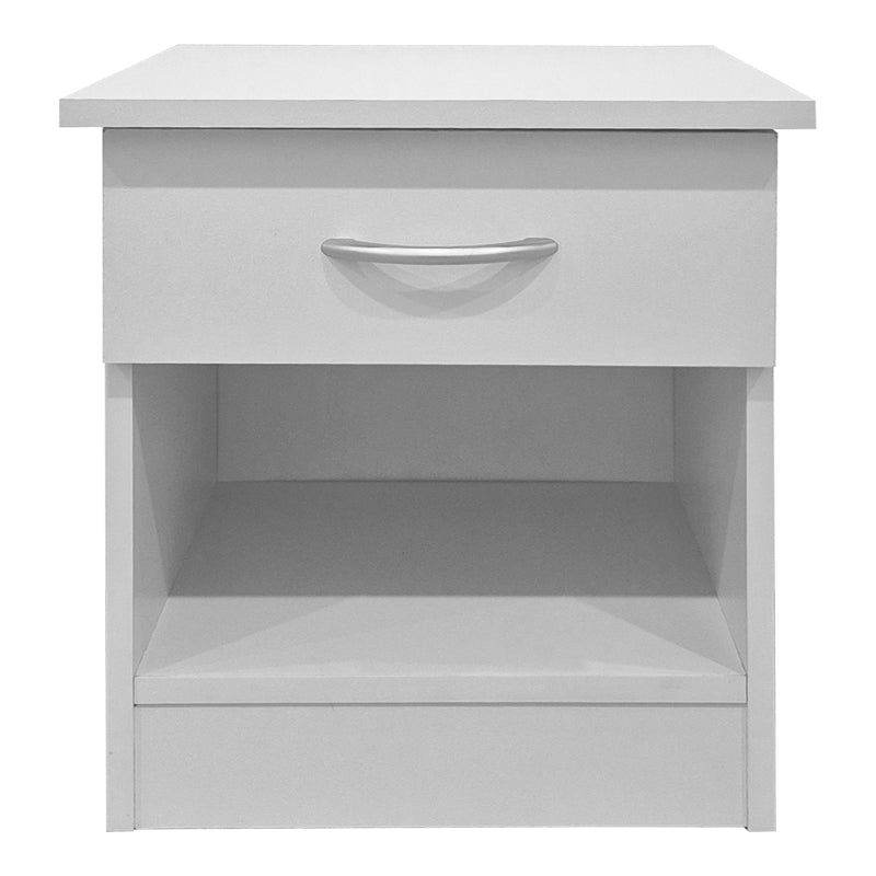 Κομοδίνο Bedy  λευκό 40x34x42εκ - Pakobazaar