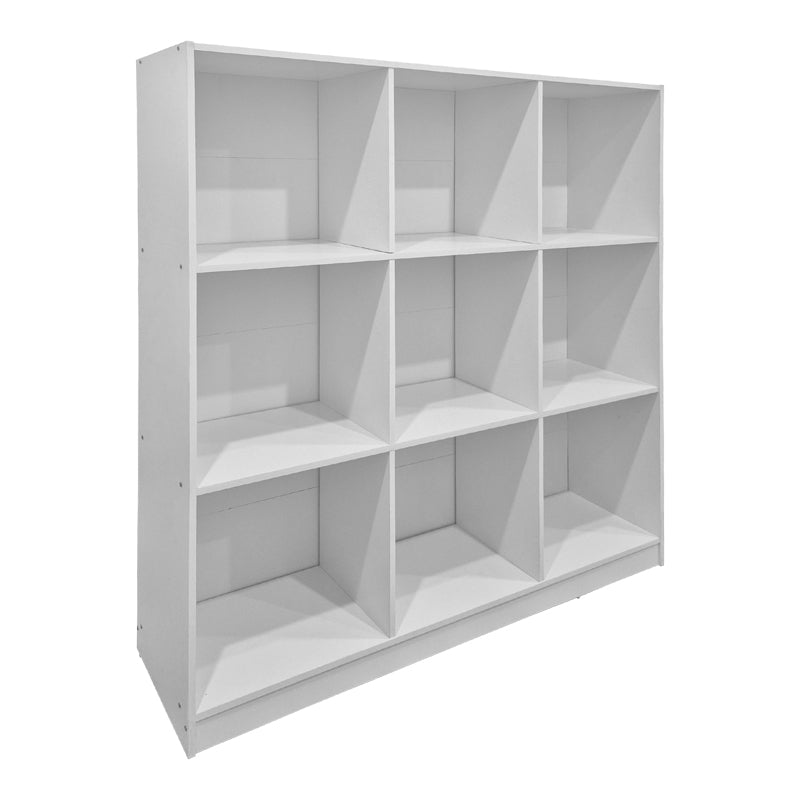 Βιβλιοθήκη Gridea  λευκό 119.5x30x121εκ - Pakobazaar