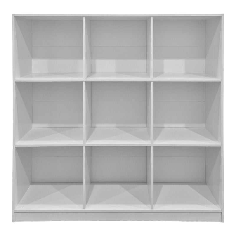 Βιβλιοθήκη Gridea  λευκό 119.5x30x121εκ - Pakobazaar