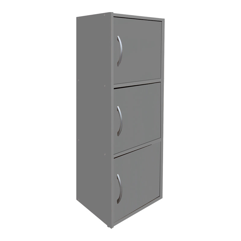 Ντουλάπι-στήλη Soline  ανοιχτό γκρι 40x34.5x90.5εκ - Pakobazaar