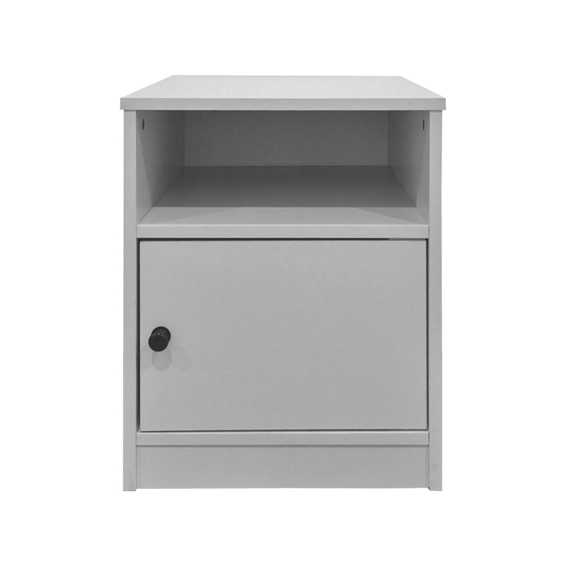 Κομοδίνο Lenea  λευκό 40x40x50εκ - Pakobazaar