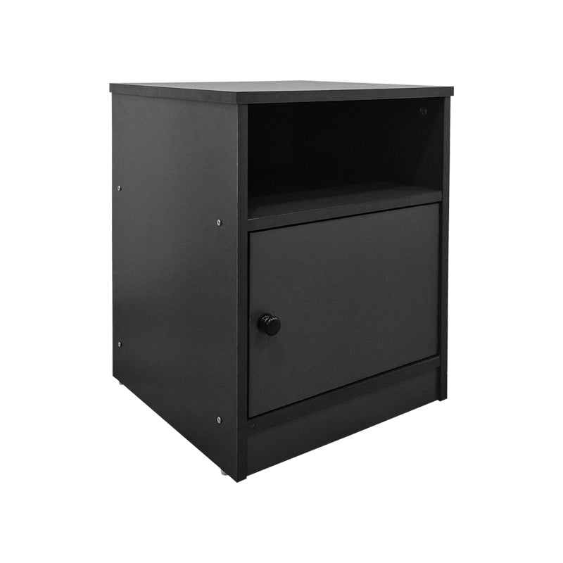 Κομοδίνο Lenea  ανθρακί 40x40x50εκ - Pakobazaar