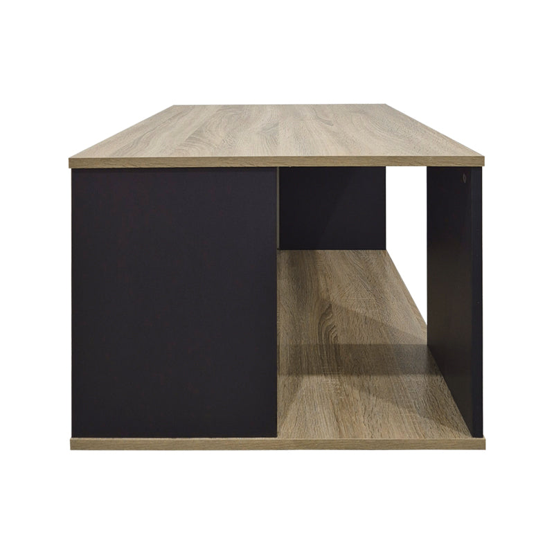 Τραπέζι σαλονιού Zelegan  sonoma-ανθρακί 90x90x44.5εκ - Pakobazaar