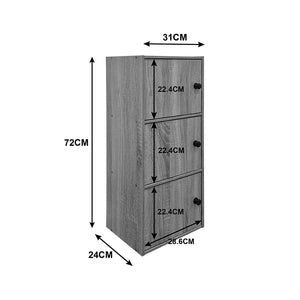 Ντουλάπα-στήλη Wirdia  sonoma 30.5x24x71.5εκ - Pakobazaar