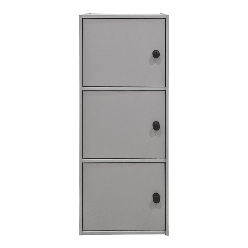 Ντουλάπα-στήλη Wirdia  ανοιχτό γκρι 30.5x24x71.5εκ - Pakobazaar