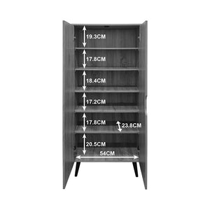 Παπουτσοθήκη-ντουλάπα Oufelia  sonoma 60x32.5x134.5εκ - Pakobazaar