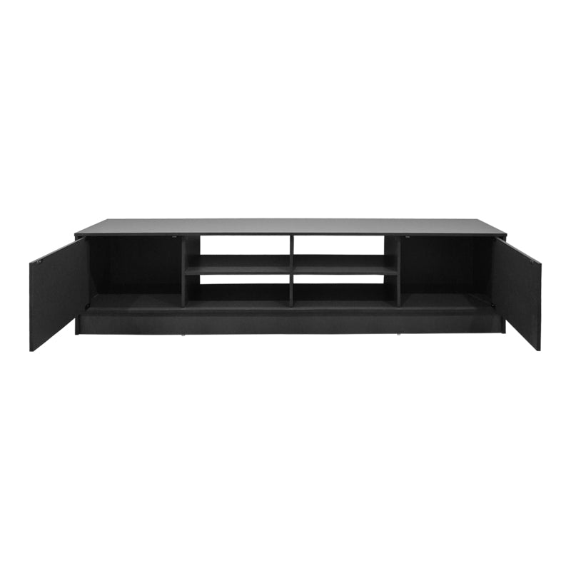 Έπιπλο τηλεόρασης Tivia  ανθρακί 180x35x41.5εκ - Pakobazaar