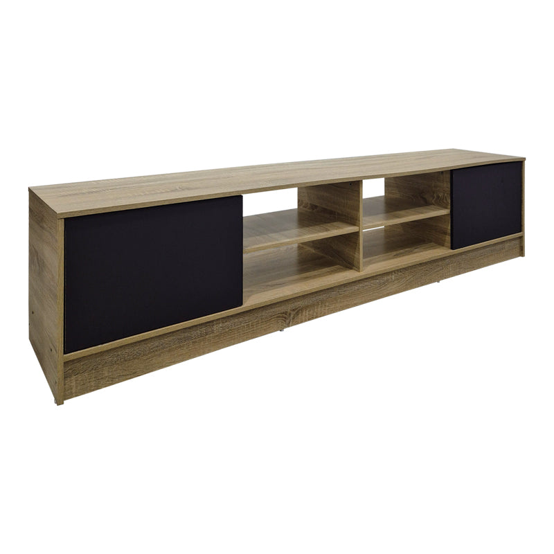 Έπιπλο τηλεόρασης Tivia  sonoma-ανθρακί 180x35x41.5εκ - Pakobazaar