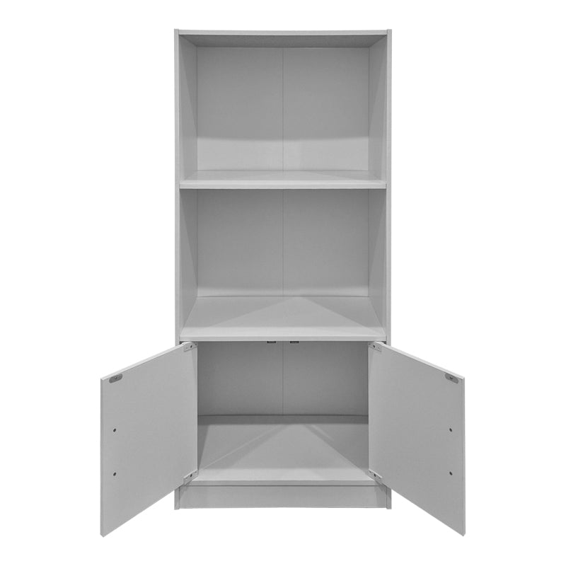 Βιβλιοθήκη Tekaro  λευκή 60x30x120εκ - Pakobazaar