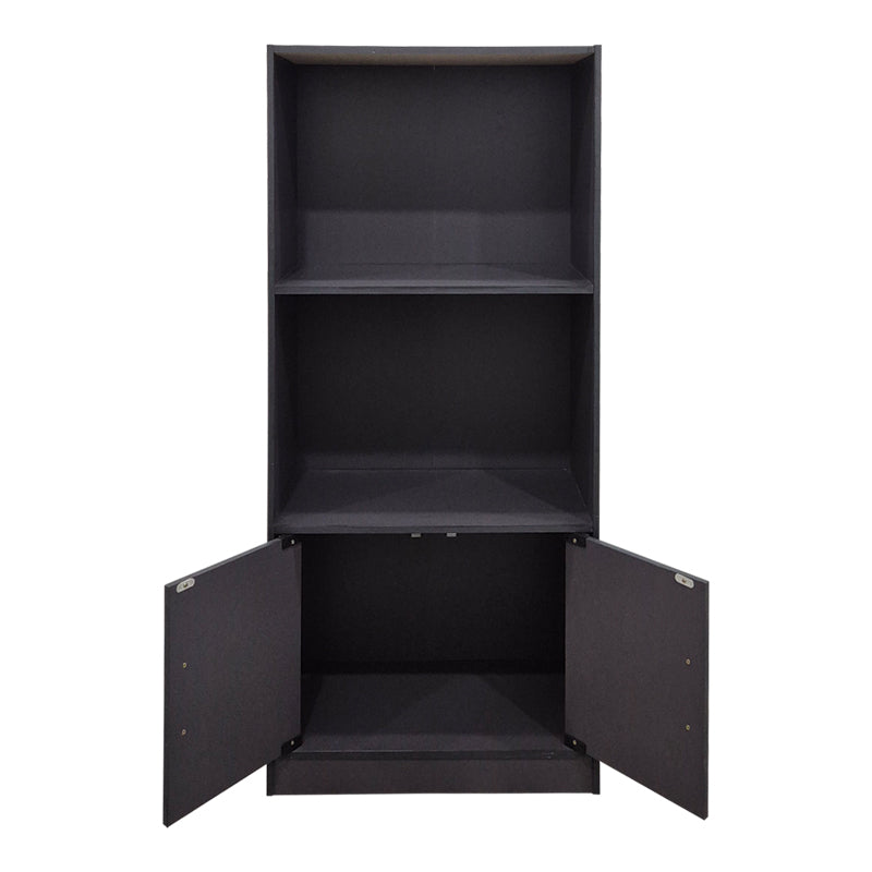 Βιβλιοθήκη Tekaro  ανθρακί 60x30x120εκ - Pakobazaar