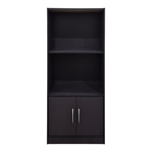 Βιβλιοθήκη Tekaro  ανθρακί 60x30x120εκ - Pakobazaar