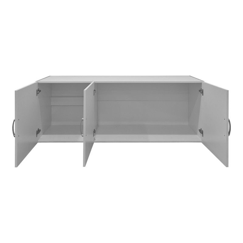 Πατάρι ντουλάπας τρίφυλλο Alvia  λευκό 150x51x60εκ - Pakobazaar