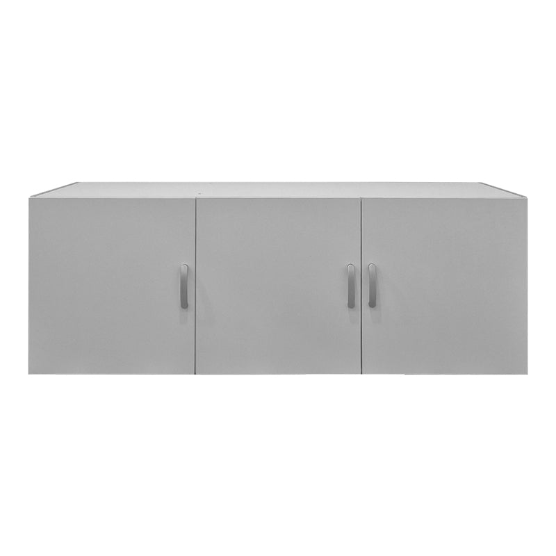 Πατάρι ντουλάπας τρίφυλλο Alvia  λευκό 150x51x60εκ - Pakobazaar