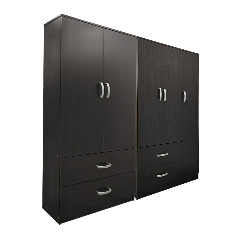 Ντουλάπα πεντάφυλλη Athos  wenge 170x42x180εκ - Pakobazaar