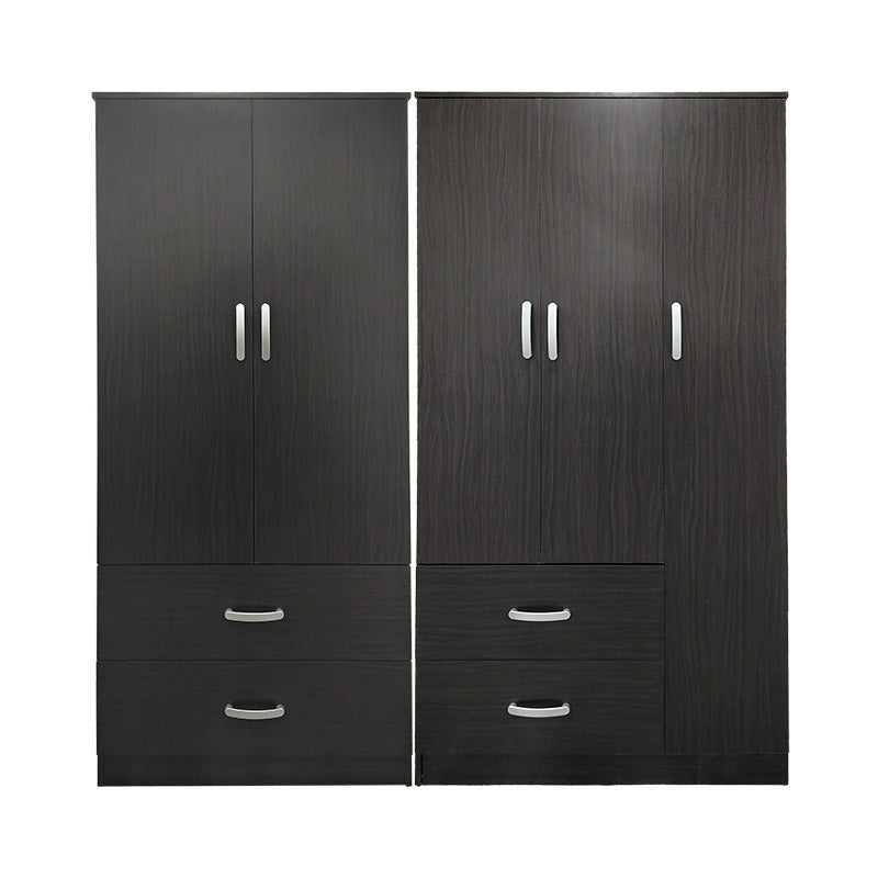 Ντουλάπα πεντάφυλλη Athos  wenge 170x42x180εκ - Image 3