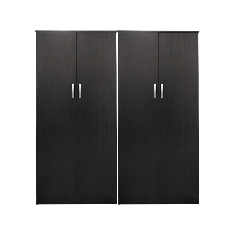 Ντουλάπα τετράφυλλη Athos Ι  wenge 160x42x180εκ - Pakobazaar