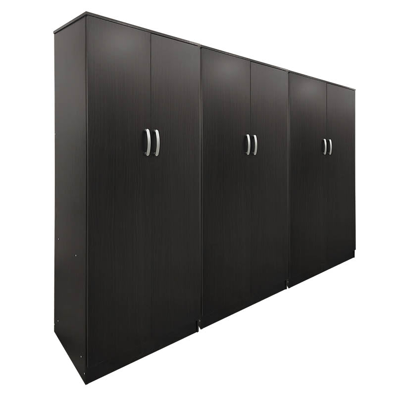 Ντουλάπα εξάφυλλη Athos  wenge 240x42x180εκ - Pakobazaar