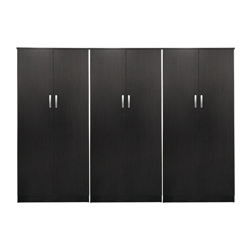 Ντουλάπα εξάφυλλη Athos  wenge 240x42x180εκ - Pakobazaar