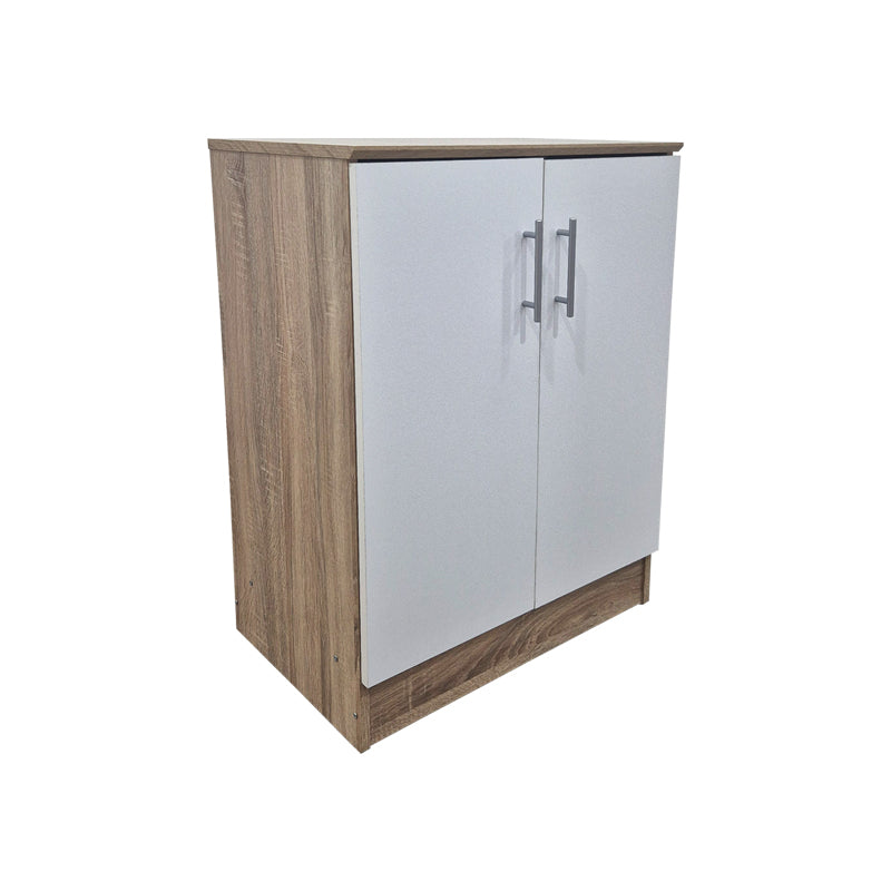 Παπουτσοθήκη-ντουλάπι Souken  6 ζευγών λευκό-sonoma 60x40x80εκ - Pakobazaar