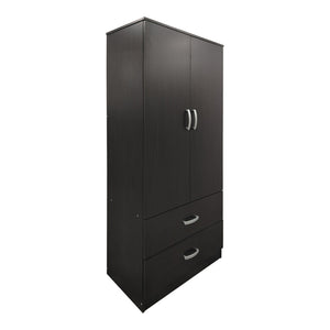 Ντουλάπα πεντάφυλλη με πατάρι Athos  wenge 170x42x240εκ - Pakobazaar