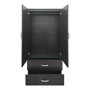 Ντουλάπα πεντάφυλλη με πατάρι Athos  wenge 170x42x240εκ - Pakobazaar