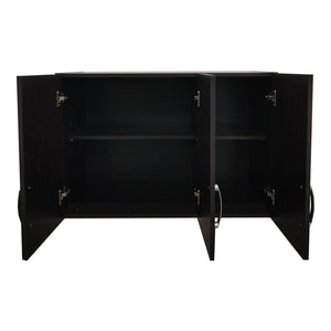 Ντουλάπα πεντάφυλλη με πατάρι Athos I  wenge 170x42x240εκ - Pakobazaar