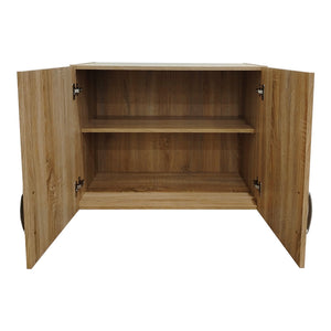 Ντουλάπα τετράφυλλη με πατάρι Athos  sonoma 160x42x240εκ - Pakobazaar