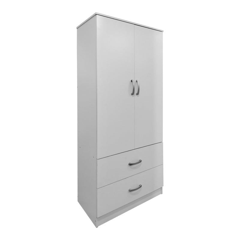 Ντουλάπα εξάφυλλη με πατάρι Athos I  sonoma-ανθρακί 240x42x240εκ