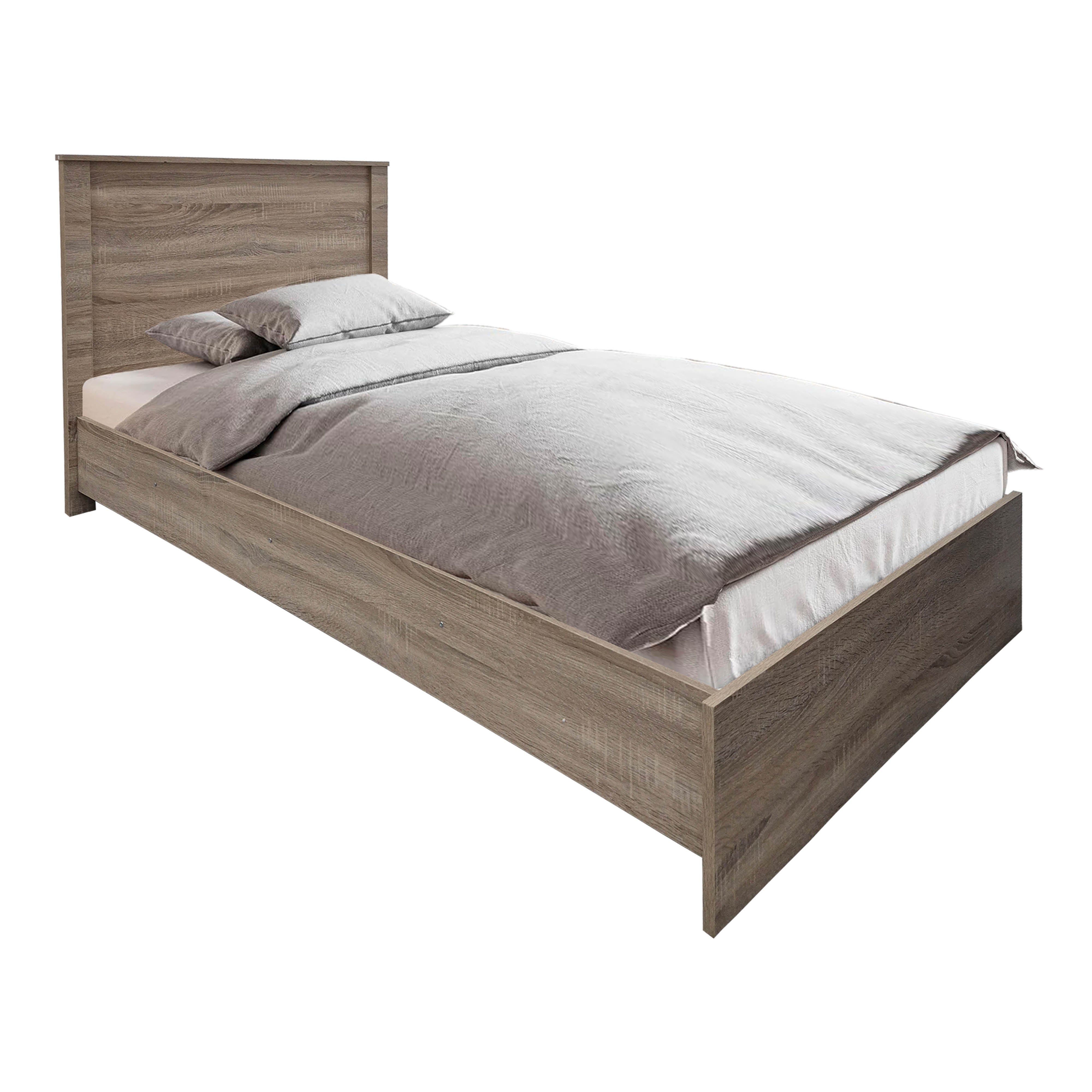 Σετ Κρεβατοκάμαρας Athos Sonoma με Κρεβάτι 90x190εκ Σετ 2τεμ - Image 2