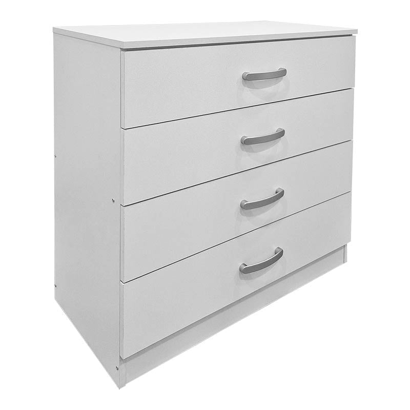 Σετ Κρεβατοκάμαρας Athos Λευκό με Κρεβάτι 160x200εκ Σετ 4τεμ - Pakobazaar