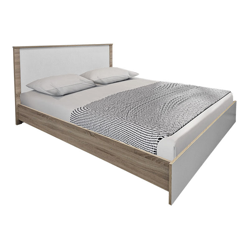 Σετ Κρεβατοκάμαρας Athos Sonoma Λευκό με Κρεβάτι 160x200εκ Σετ 4τεμ - Pakobazaar