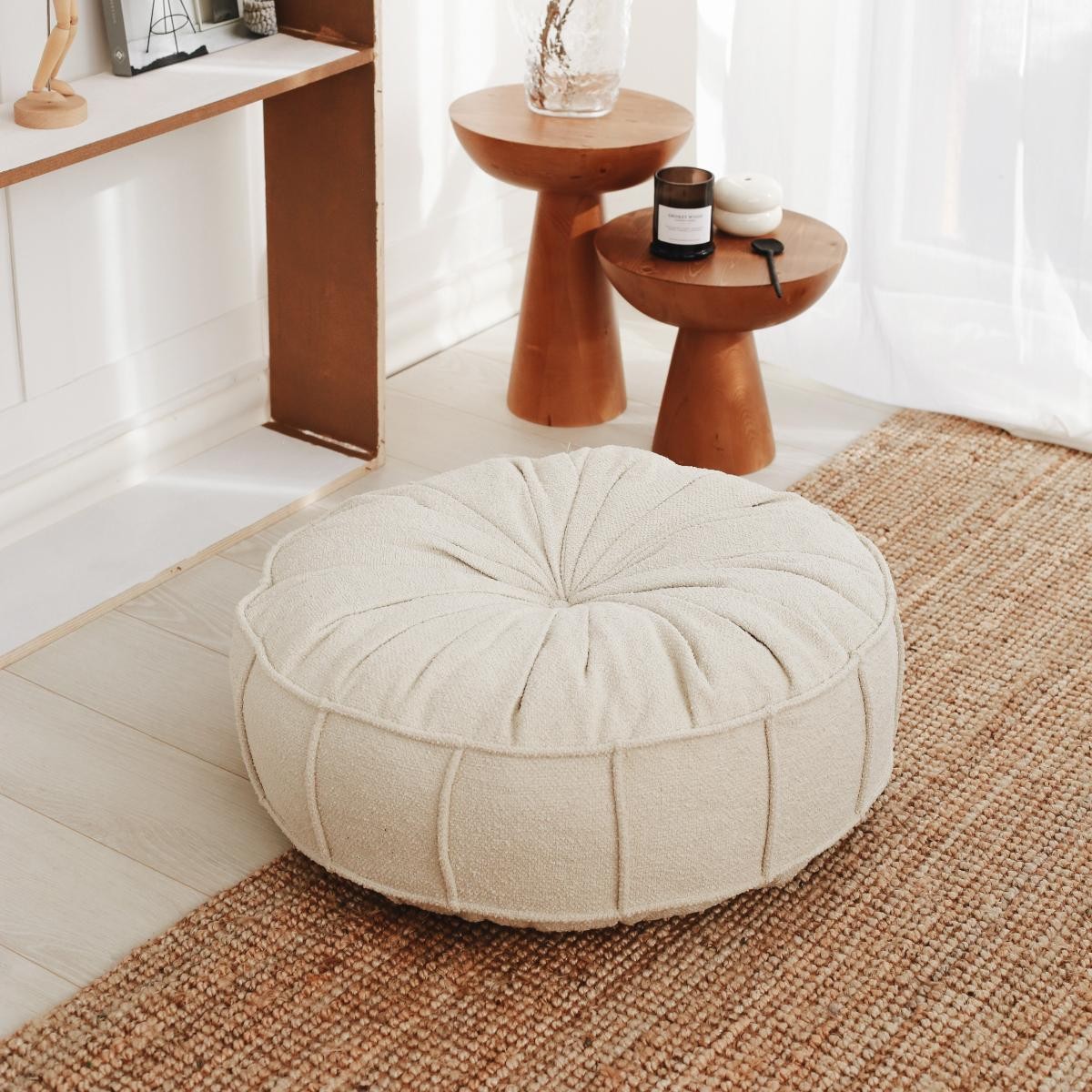 Διακοσμητικό Μαξιλάρι Prastos Λευκό - Teddy 60x60x20 εκ.