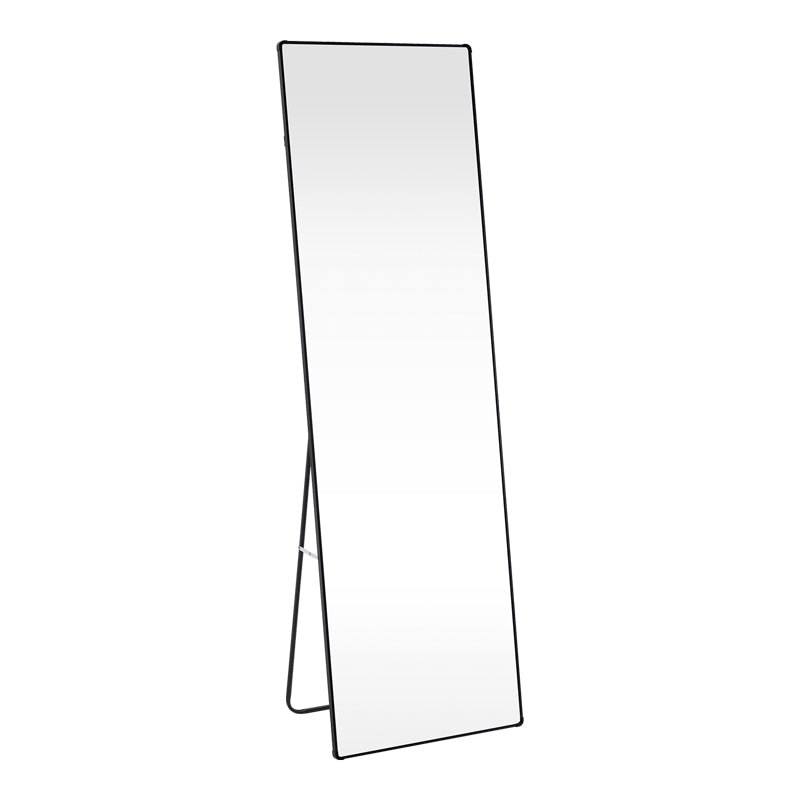 Καθρέπτης Moira  αλουμίνιο μαύρο 50x28x160εκ - Pakobazaar