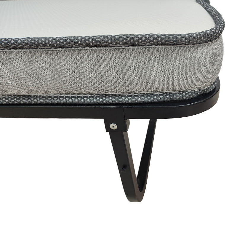 Ράντζο-κρεβάτι με στρώμα 10εκ Kamu  μαύρο 75x190εκ - Image 4