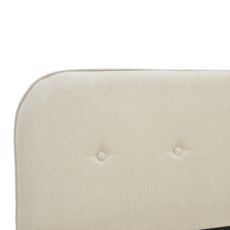 Κρεβάτι LumiLux  ύφασμα σε μπεζ απόχρωση 100x200εκ