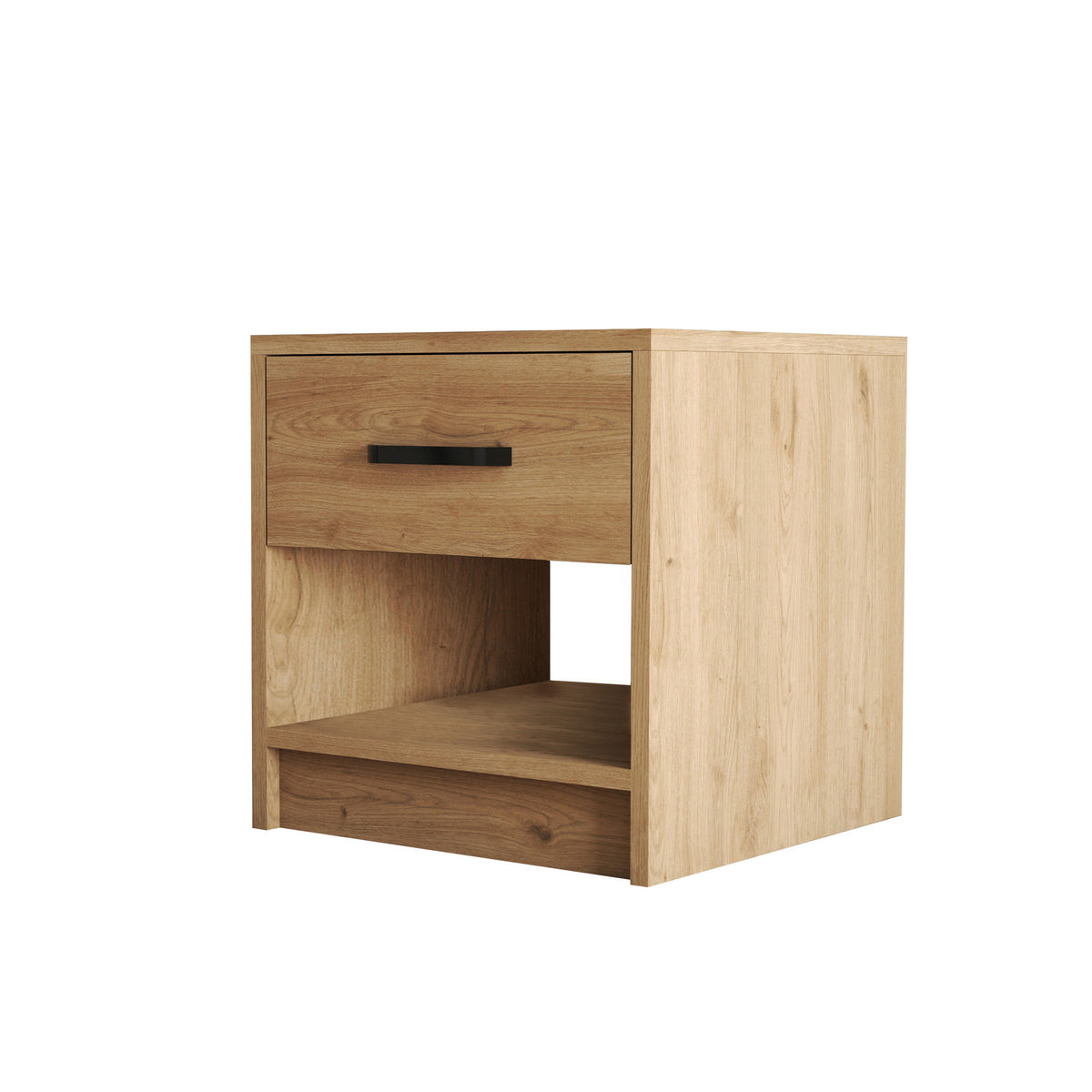 Κομοδίνο Palekastro Δρυς 52x45x46.8 εκ. Μελαμίνης