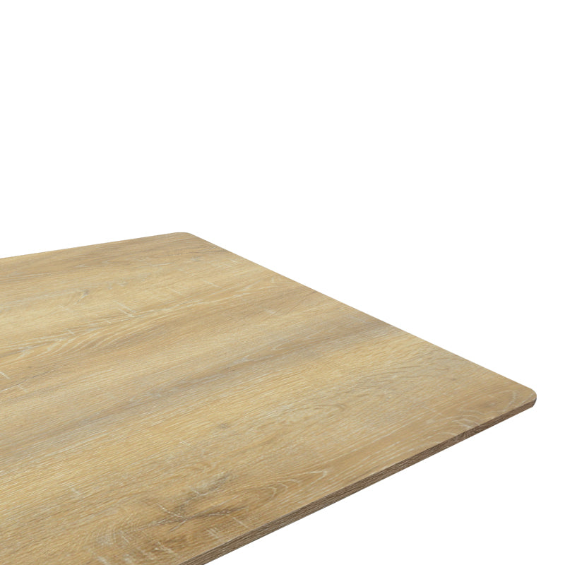 Τραπέζι Aragne  sonoma mdf με μαύρα μεταλλικά πόδια 160x90x75εκ - Pakobazaar