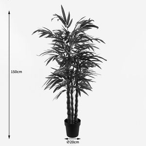 Διακοσμητικό φυτό σε γλάστρα Arti Bamboo Inart πράσινο Φ70x150εκ - Pakobazaar