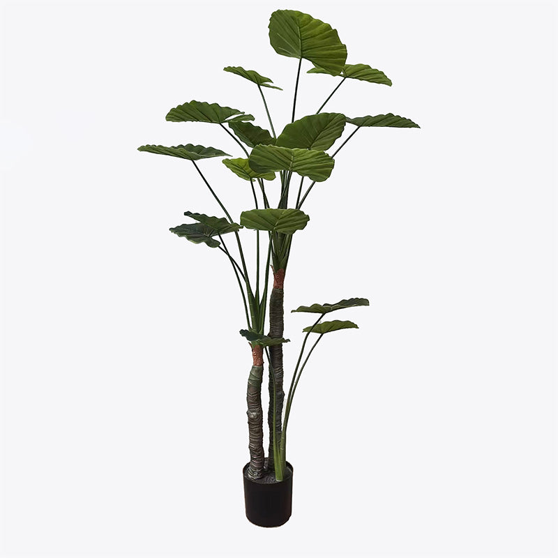 Διακοσμητικό φυτό σε γλάστρα Taro Plant Inart πράσινο Φ90x180εκ - Pakobazaar