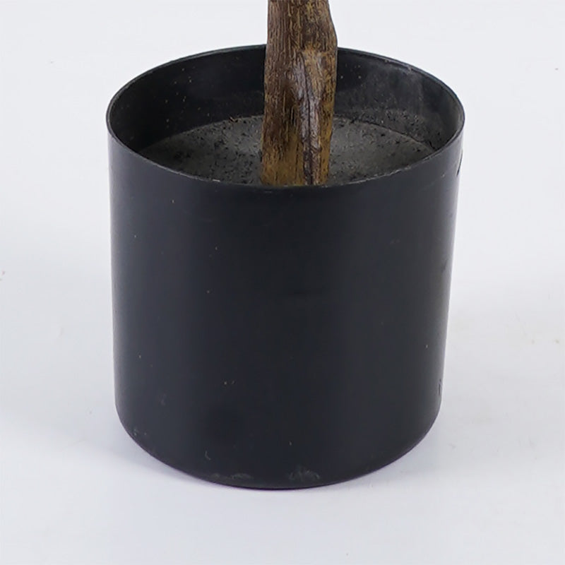 Διακοσμητικό φυτό σε γλάστρα Ficus Lyrata Inart πράσινο Φ70x130εκ - Pakobazaar