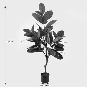 Διακοσμητικό φυτό σε γλάστρα Ficus Lyrata Inart πράσινο Φ70x130εκ - Pakobazaar