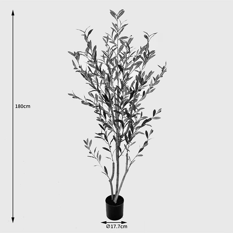 Διακοσμητικό φυτό σε γλάστρα Olia Inart πράσινο 65x55x180εκ - Pakobazaar