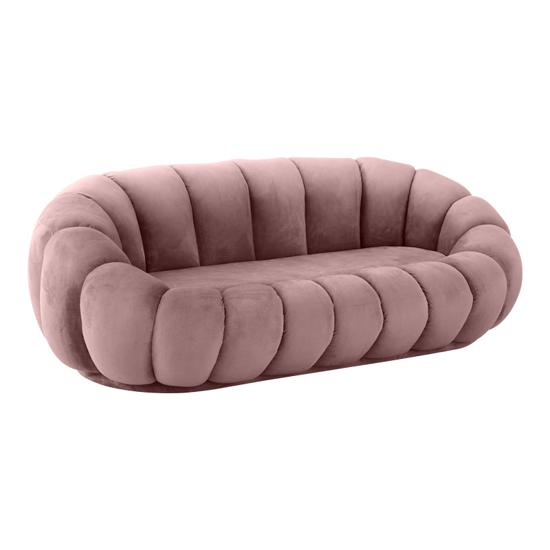 Καναπές Embrace  βελούδο σε σάπιο μήλο απόχρωση 180x105x65εκ - Pakobazaar