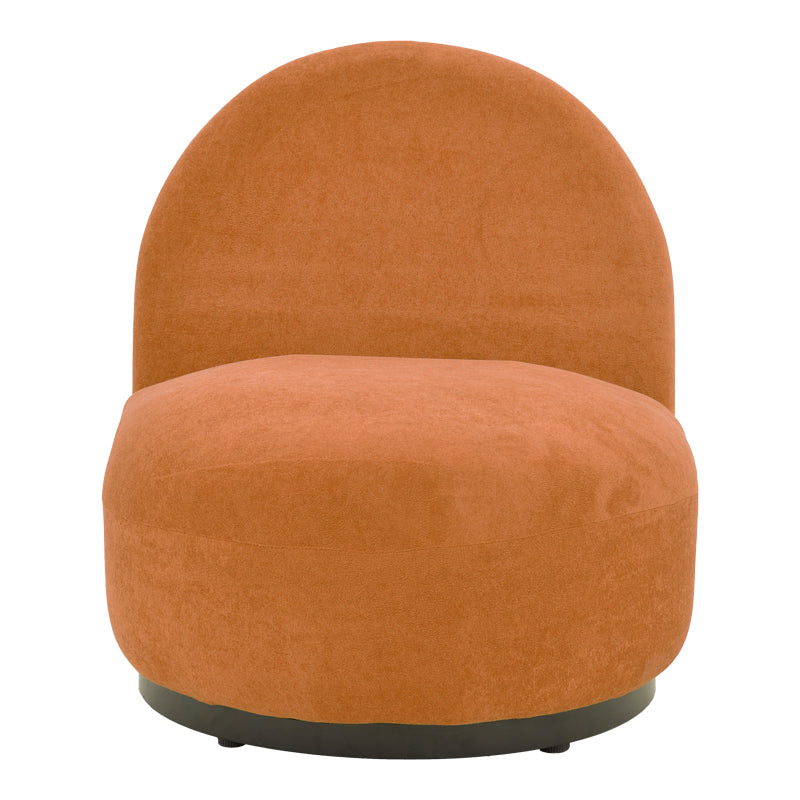 Πολυθρόνα Zenny  υφασμα terracotta 64x85x68εκ - Pakobazaar