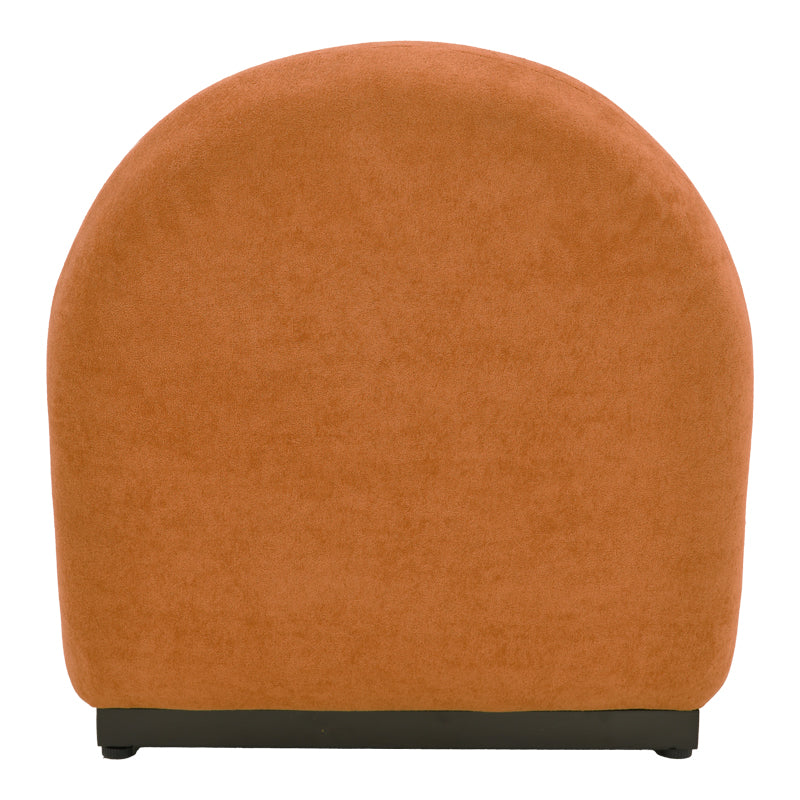 Πολυθρόνα Zenny  υφασμα terracotta 64x85x68εκ - Pakobazaar