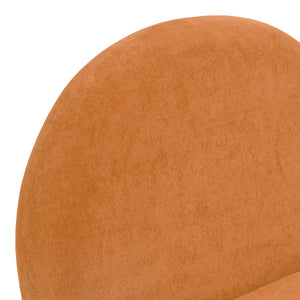 Πολυθρόνα Zenny  υφασμα terracotta 64x85x68εκ - Pakobazaar